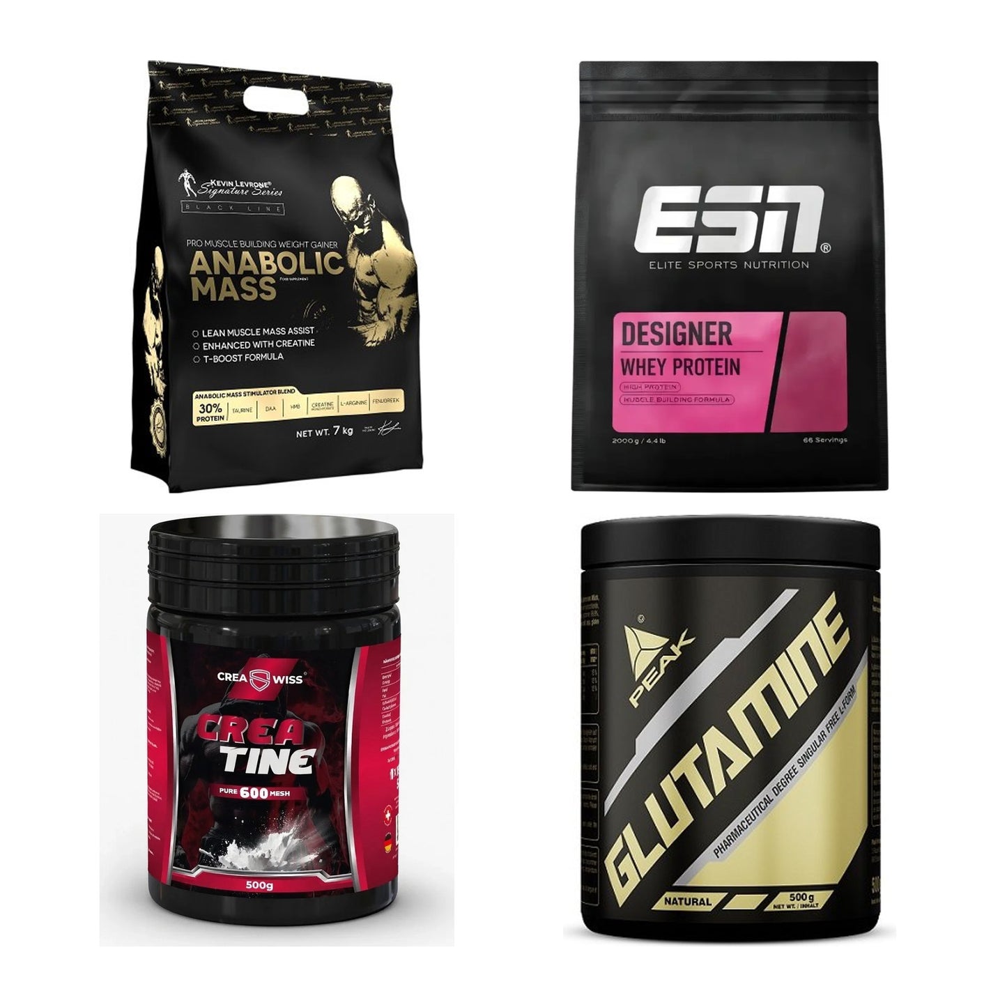 Masseaufbau für Fortgeschrittene: Kevin Levrone Anabolic + 3 weitere – alle enthaltenen Artikel