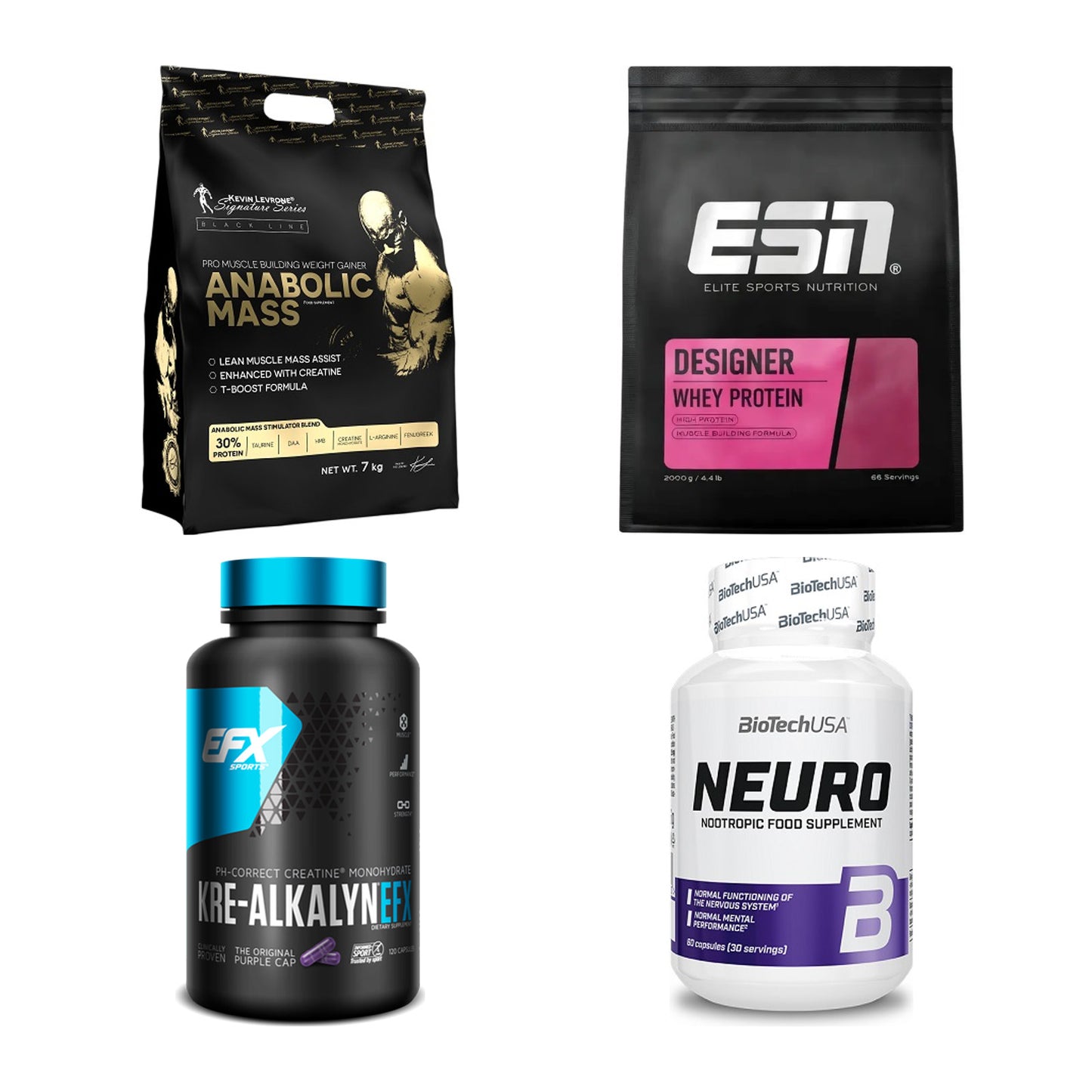 Masseaufbau für Fortgeschrittene: Kevin Levrone Anabolic + 3 weitere – alle enthaltenen Artikel