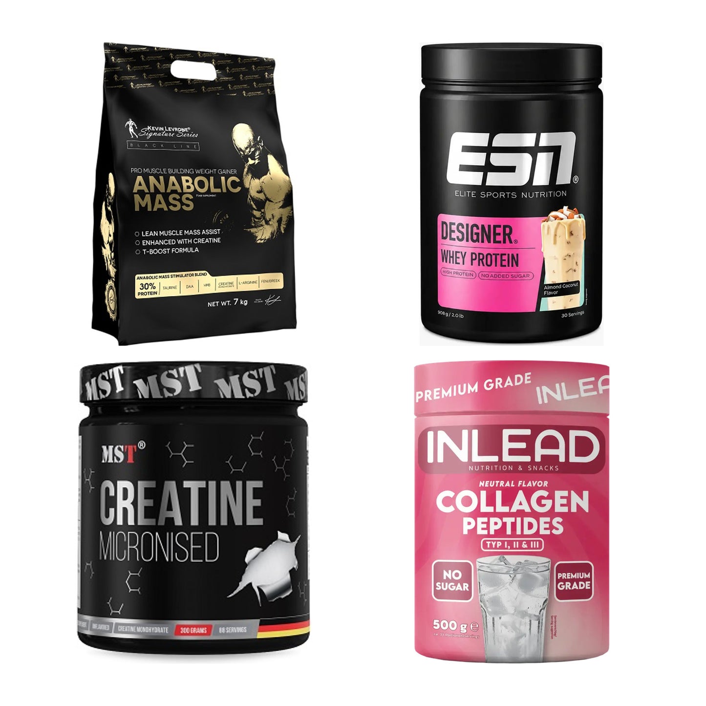 Masseaufbau für Fortgeschrittene: Kevin Levrone Anabolic + 3 weitere – alle enthaltenen Artikel