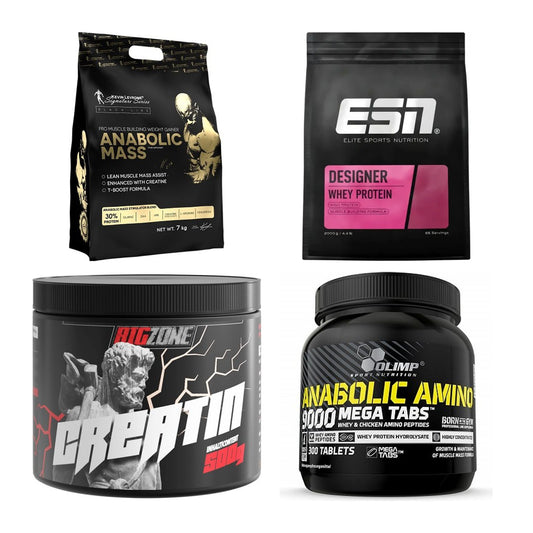 Masseaufbau für Fortgeschrittene: Kevin Levrone Anabolic + 3 weitere – alle enthaltenen Artikel