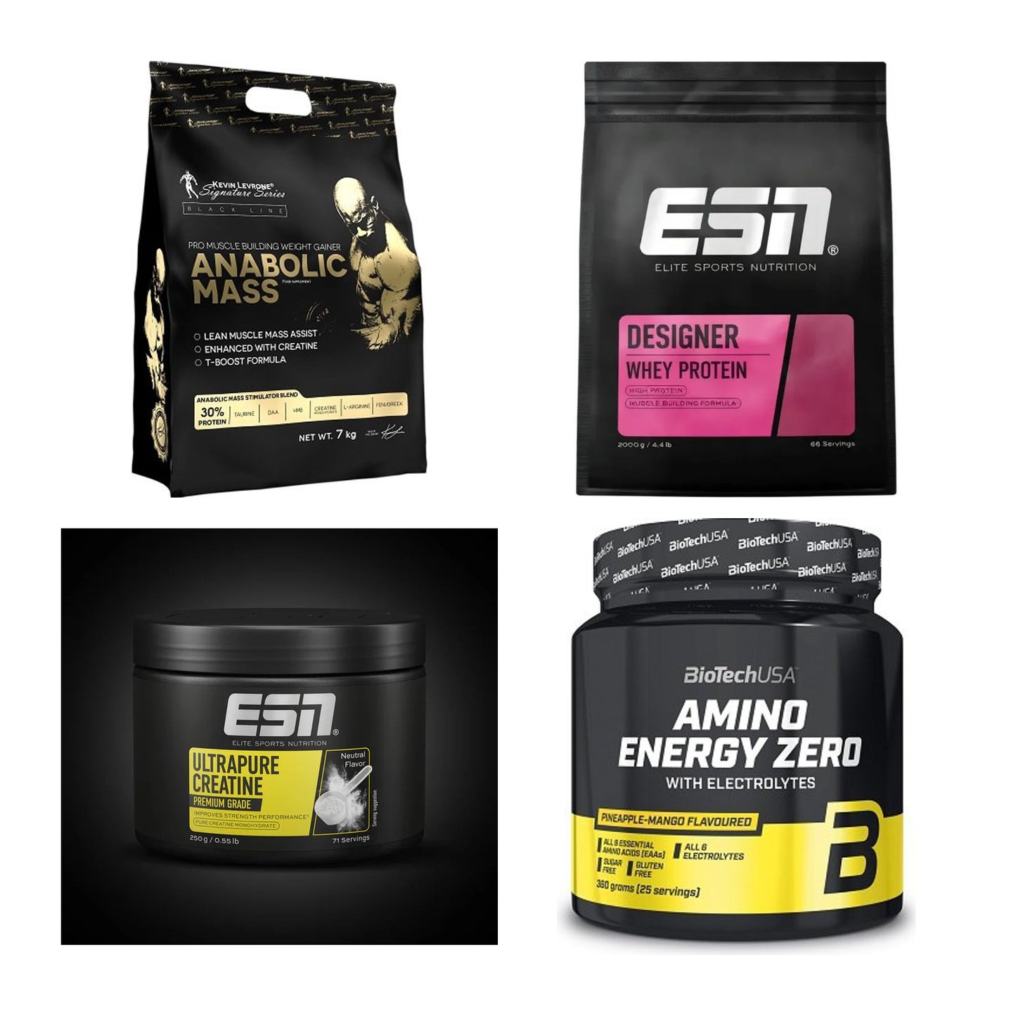 Masseaufbau für Fortgeschrittene: Kevin Levrone Anabolic + 3 weitere – alle enthaltenen Artikel