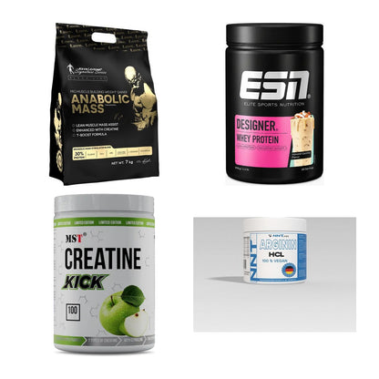 Masseaufbau für Fortgeschrittene: Kevin Levrone Anabolic + 3 weitere – alle enthaltenen Artikel