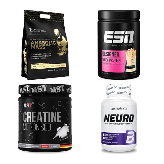Masseaufbau für Fortgeschrittene: Kevin Levrone Anabolic + 3 weitere – alle enthaltenen Artikel