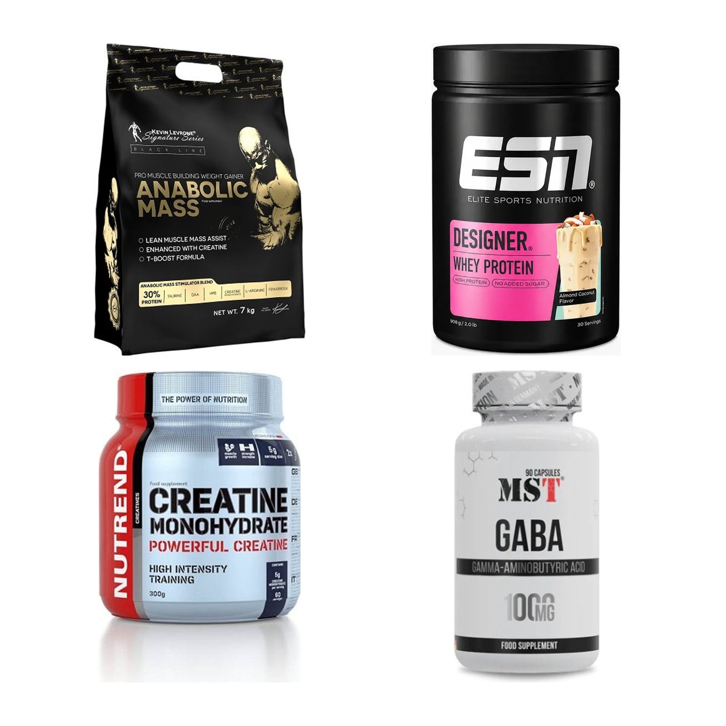 Masseaufbau für Fortgeschrittene: Kevin Levrone Anabolic + 3 weitere – alle enthaltenen Artikel