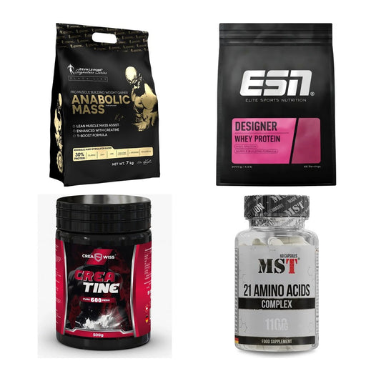 Masseaufbau für Fortgeschrittene: Kevin Levrone Anabolic + 3 weitere – alle enthaltenen Artikel
