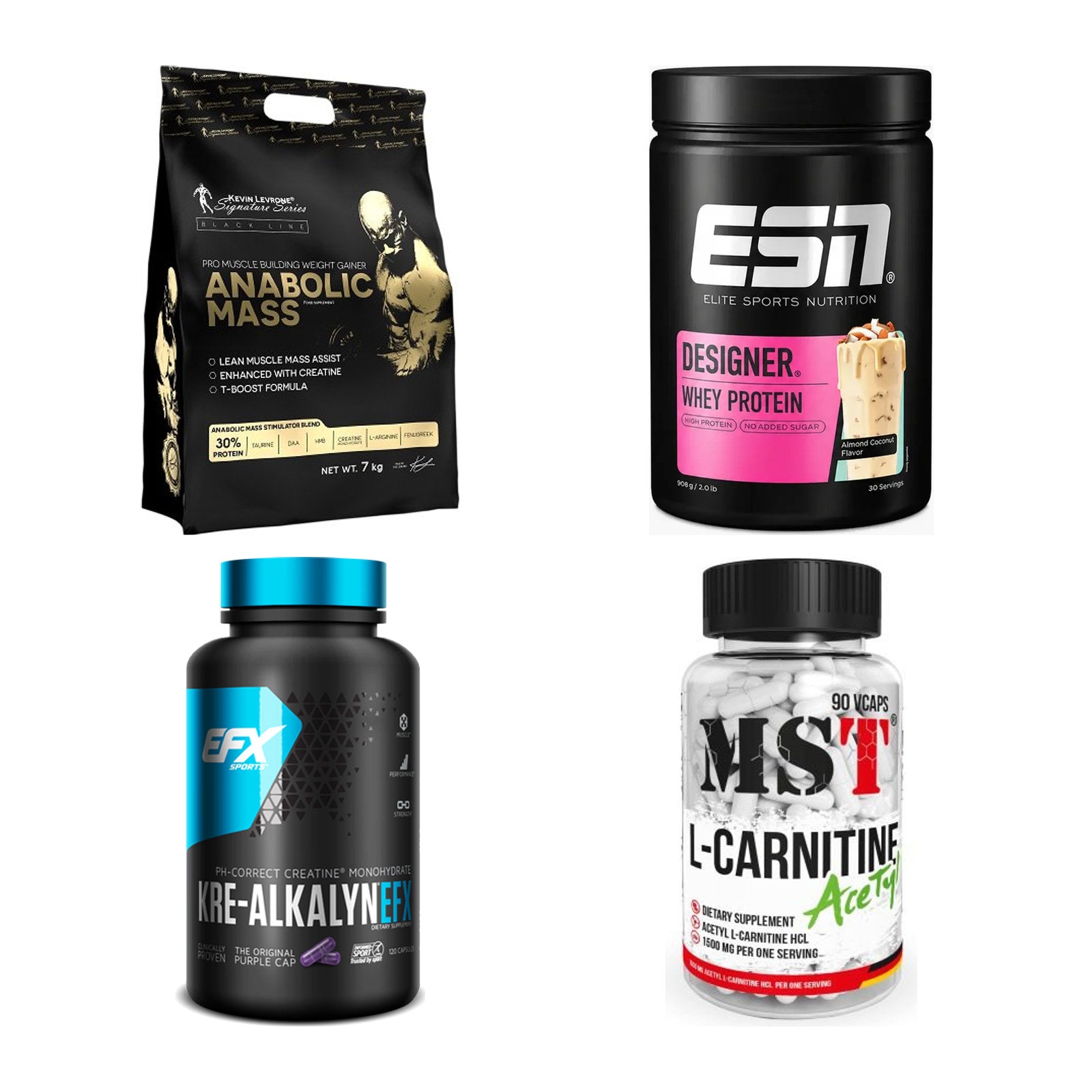 Masseaufbau für Fortgeschrittene: Kevin Levrone Anabolic + 3 weitere – alle enthaltenen Artikel