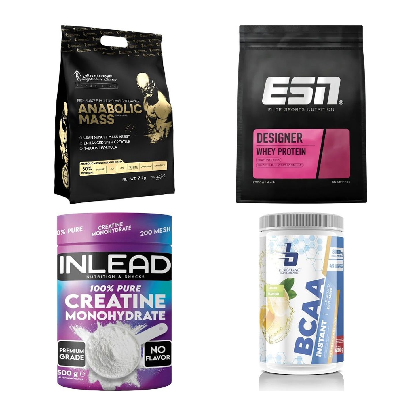 Masseaufbau für Fortgeschrittene: Kevin Levrone Anabolic + 3 weitere – alle enthaltenen Artikel