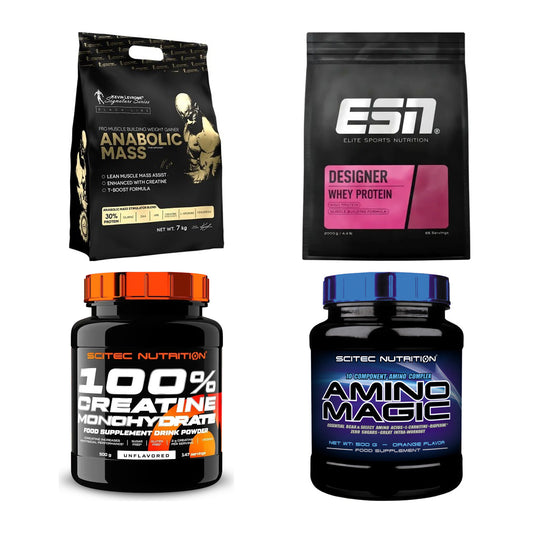 Masseaufbau für Fortgeschrittene: Kevin Levrone Anabolic + 3 weitere – alle enthaltenen Artikel