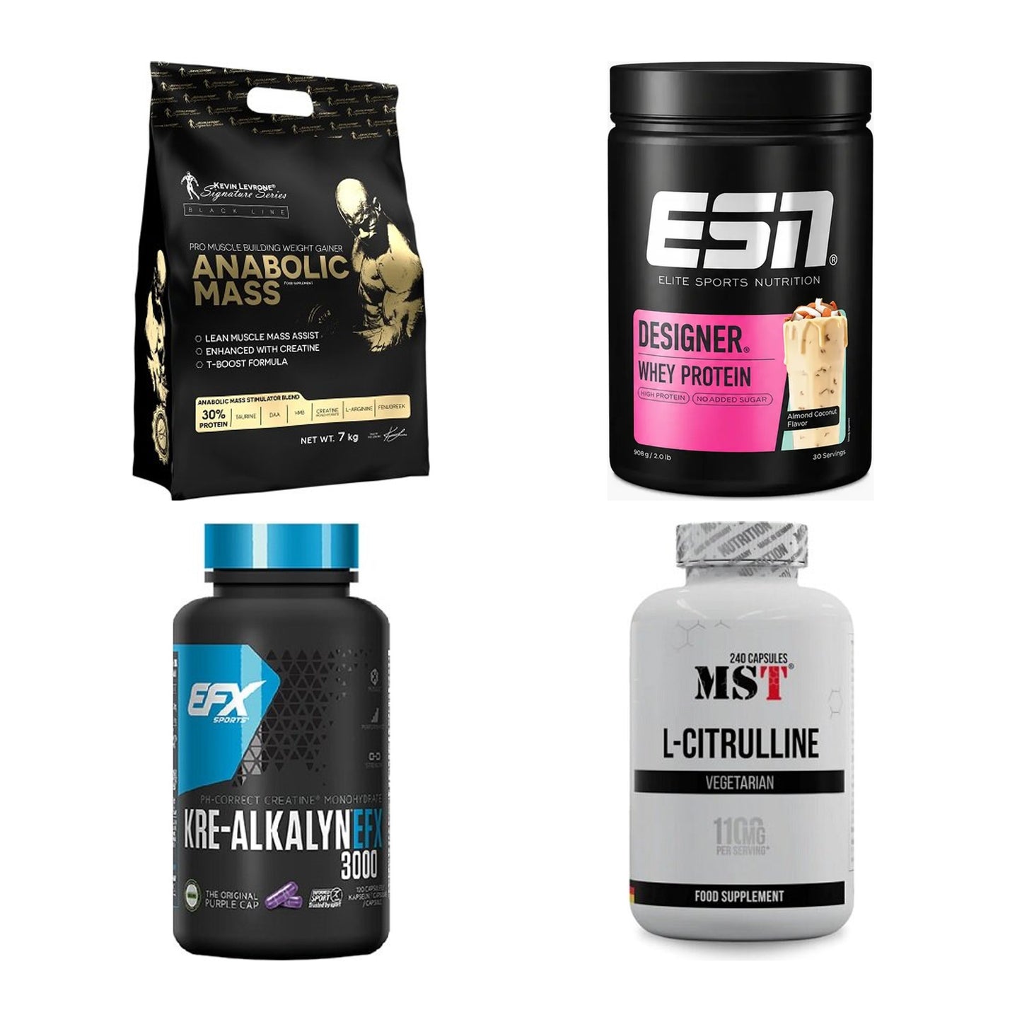 Masseaufbau für Fortgeschrittene: Kevin Levrone Anabolic + 3 weitere – alle enthaltenen Artikel