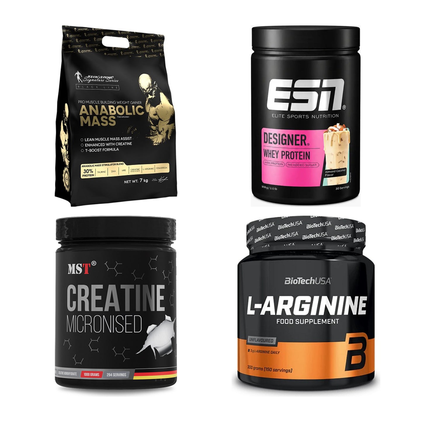 Masseaufbau für Fortgeschrittene: Kevin Levrone Anabolic + 3 weitere – alle enthaltenen Artikel