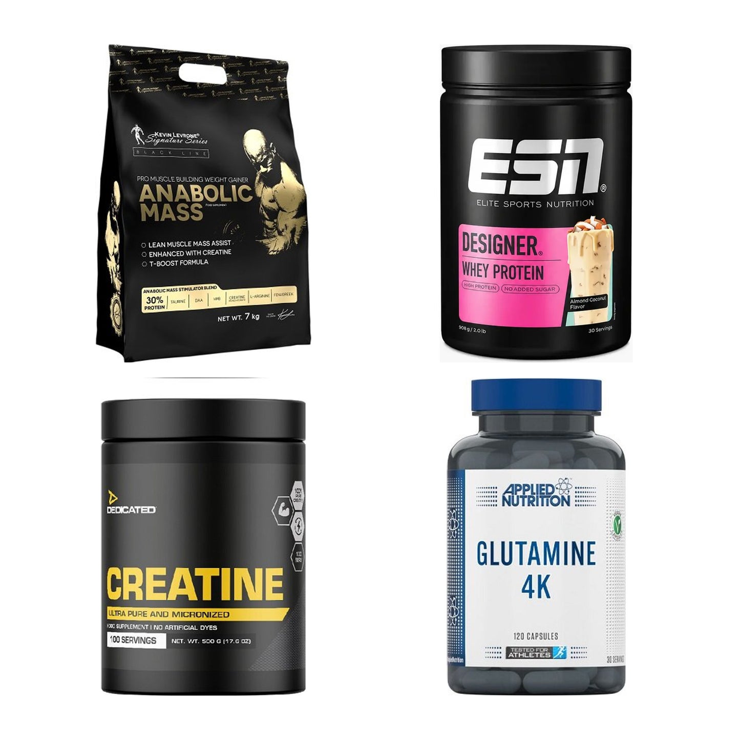 Masseaufbau für Fortgeschrittene: Kevin Levrone Anabolic + 3 weitere – alle enthaltenen Artikel