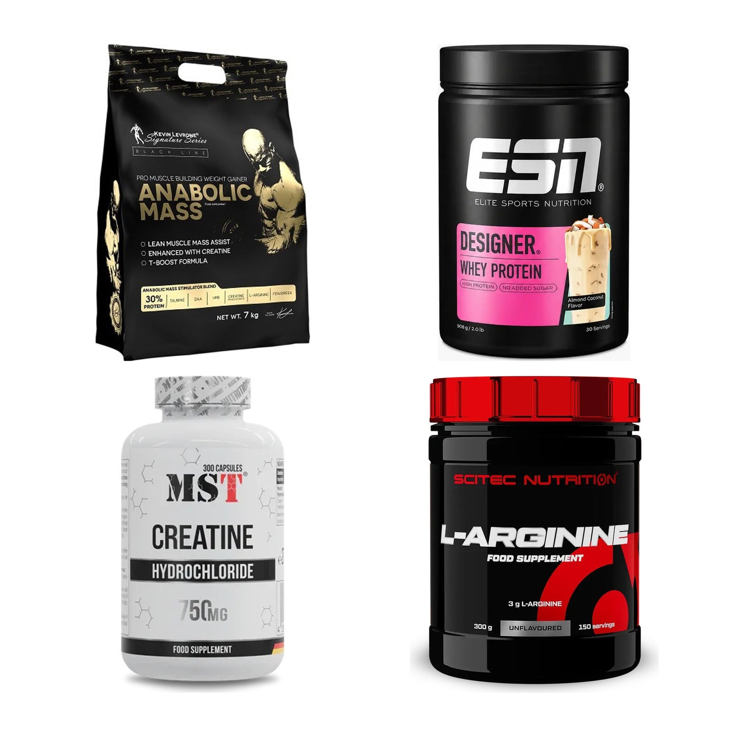 Masseaufbau für Fortgeschrittene: Kevin Levrone Anabolic + 3 weitere – alle enthaltenen Artikel