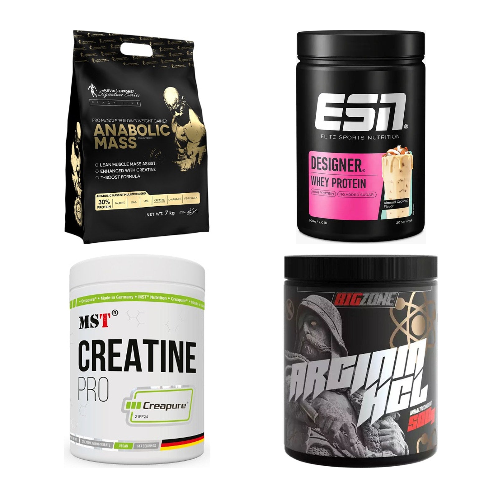 Masseaufbau für Fortgeschrittene: Kevin Levrone Anabolic + 3 weitere – alle enthaltenen Artikel