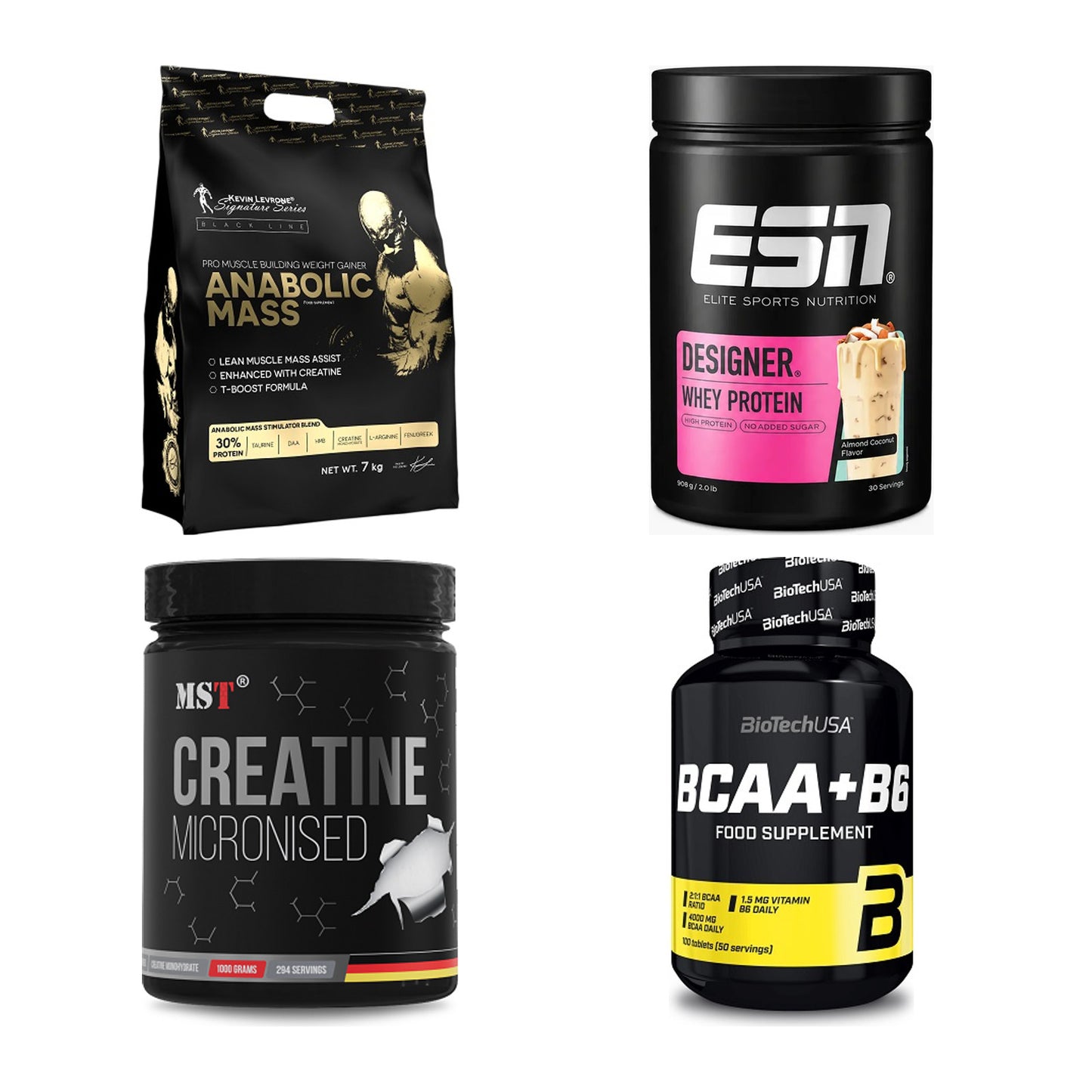 Masseaufbau für Fortgeschrittene: Kevin Levrone Anabolic + 3 weitere – alle enthaltenen Artikel