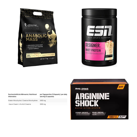 Masseaufbau für Fortgeschrittene: Kevin Levrone Anabolic + 3 weitere – alle enthaltenen Artikel