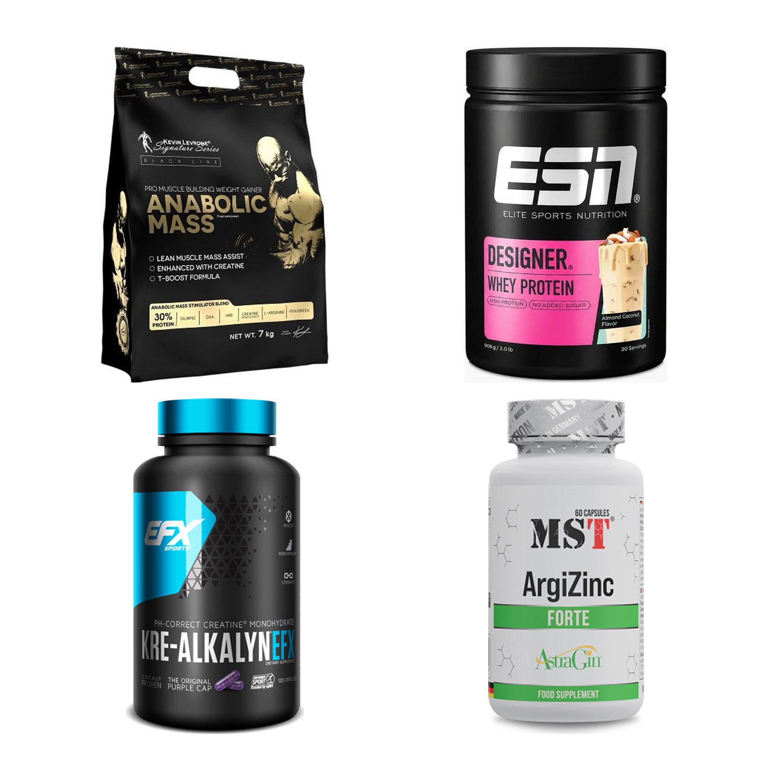 Masseaufbau für Fortgeschrittene: Kevin Levrone Anabolic + 3 weitere – alle enthaltenen Artikel