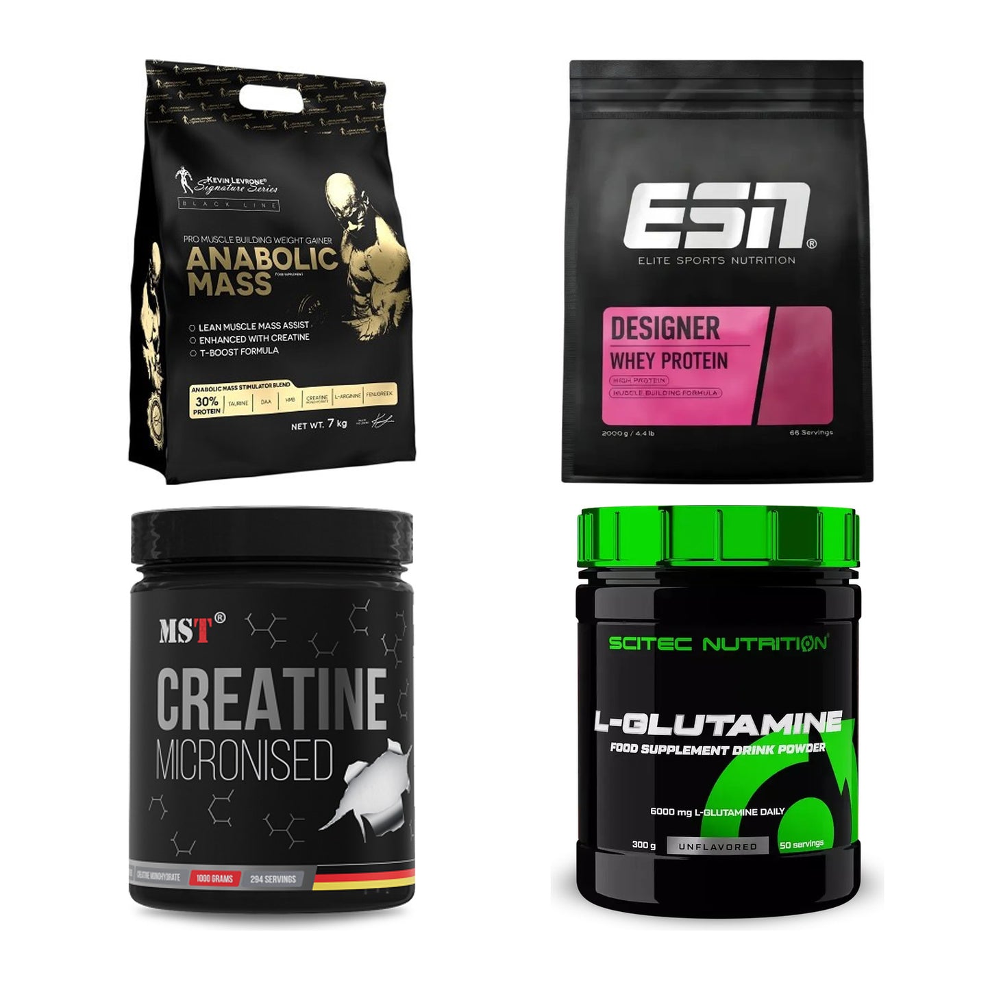 Masseaufbau für Fortgeschrittene: Kevin Levrone Anabolic + 3 weitere – alle enthaltenen Artikel
