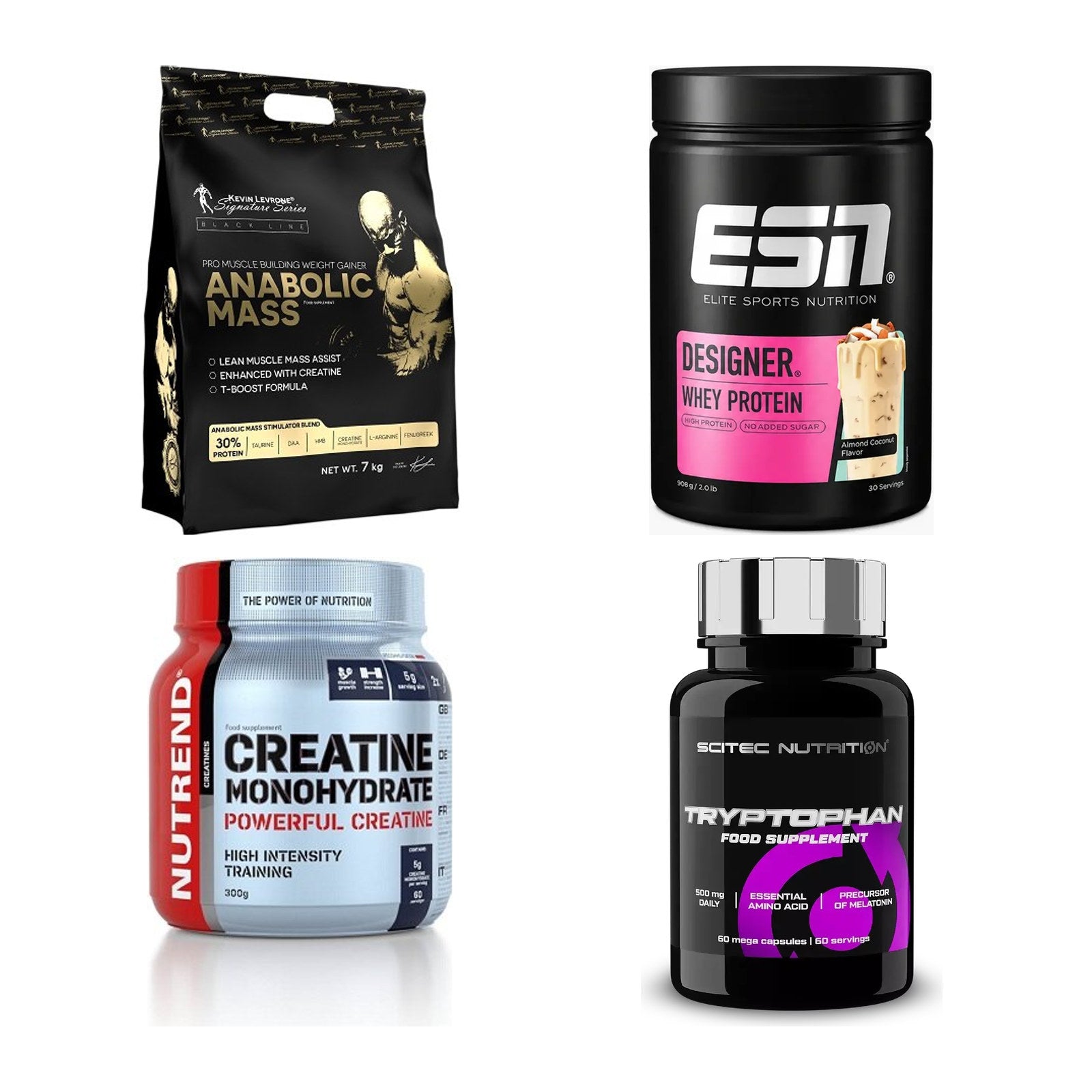 Masseaufbau für Fortgeschrittene: Kevin Levrone Anabolic + 3 weitere – alle enthaltenen Artikel