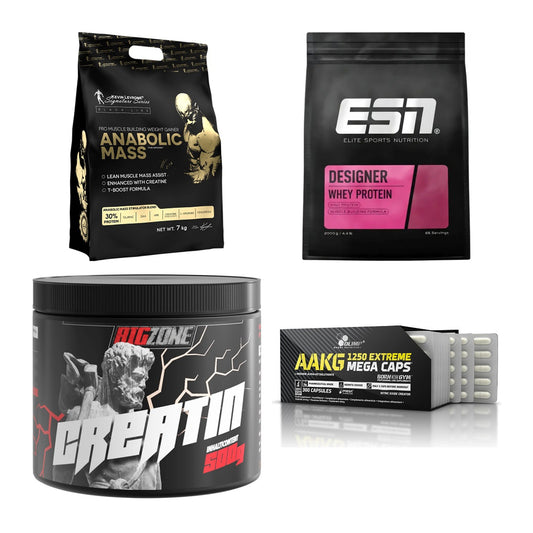 Masseaufbau für Fortgeschrittene: Kevin Levrone Anabolic + 3 weitere – alle enthaltenen Artikel