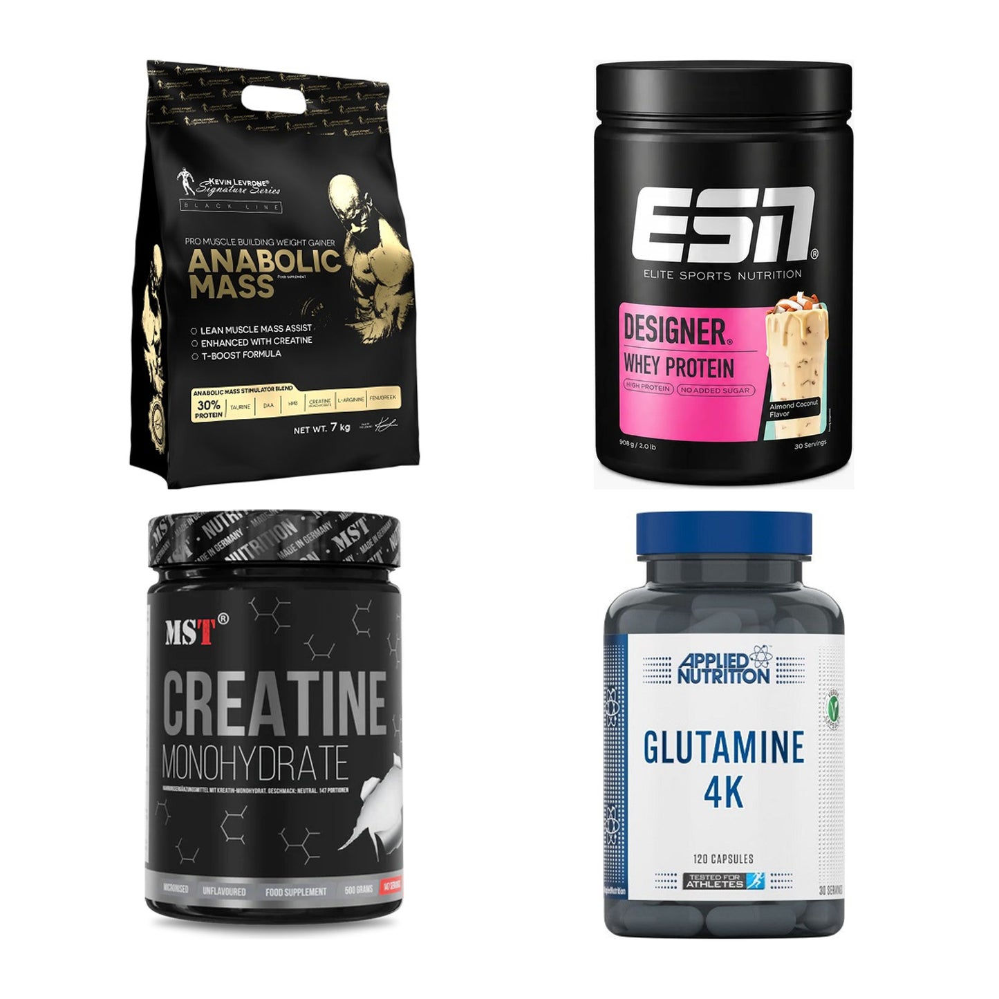 Masseaufbau für Fortgeschrittene: Kevin Levrone Anabolic + 3 weitere – alle enthaltenen Artikel