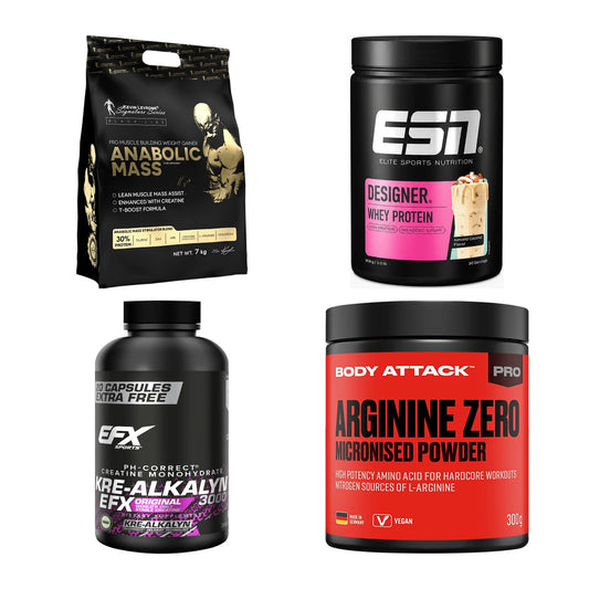 Masseaufbau für Fortgeschrittene: Kevin Levrone Anabolic + 3 weitere – alle enthaltenen Artikel