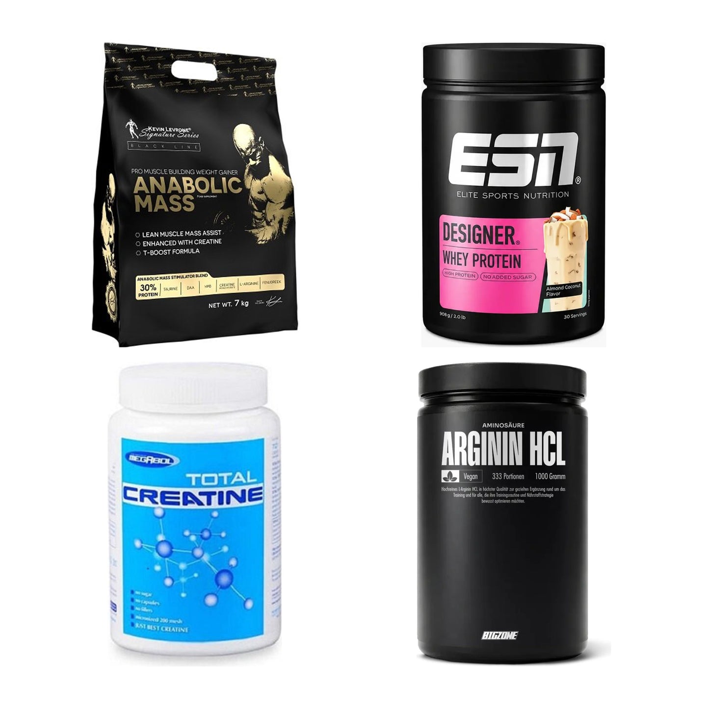 Masseaufbau für Fortgeschrittene: Kevin Levrone Anabolic + 3 weitere – alle enthaltenen Artikel
