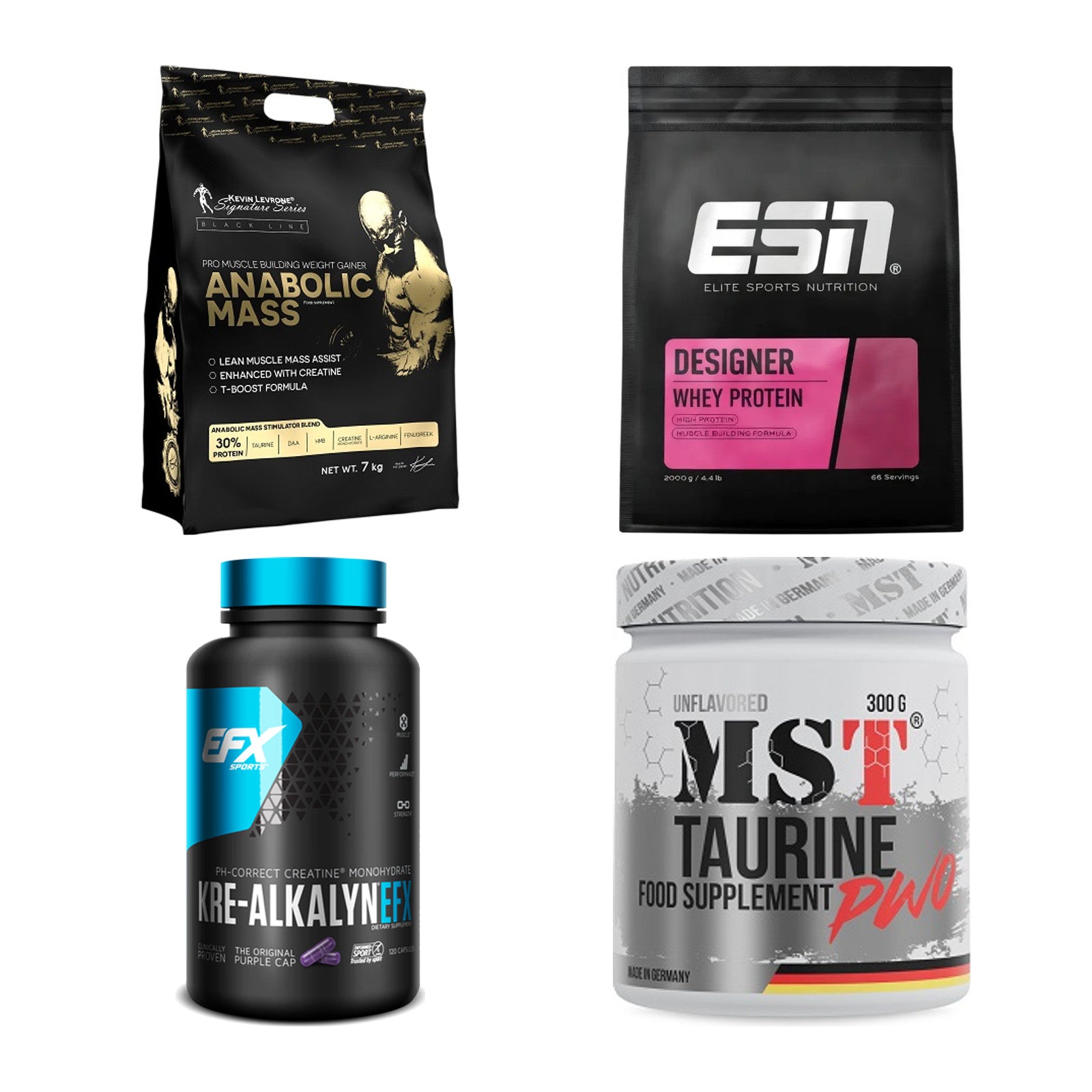 Masseaufbau für Fortgeschrittene: Kevin Levrone Anabolic + 3 weitere – alle enthaltenen Artikel