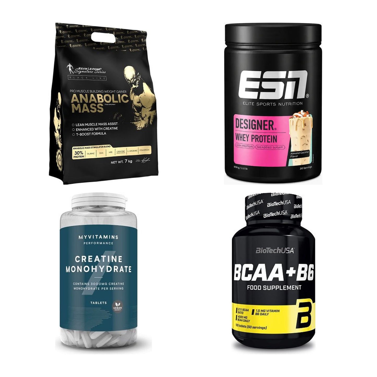 Masseaufbau für Fortgeschrittene: Kevin Levrone Anabolic + 3 weitere – alle enthaltenen Artikel