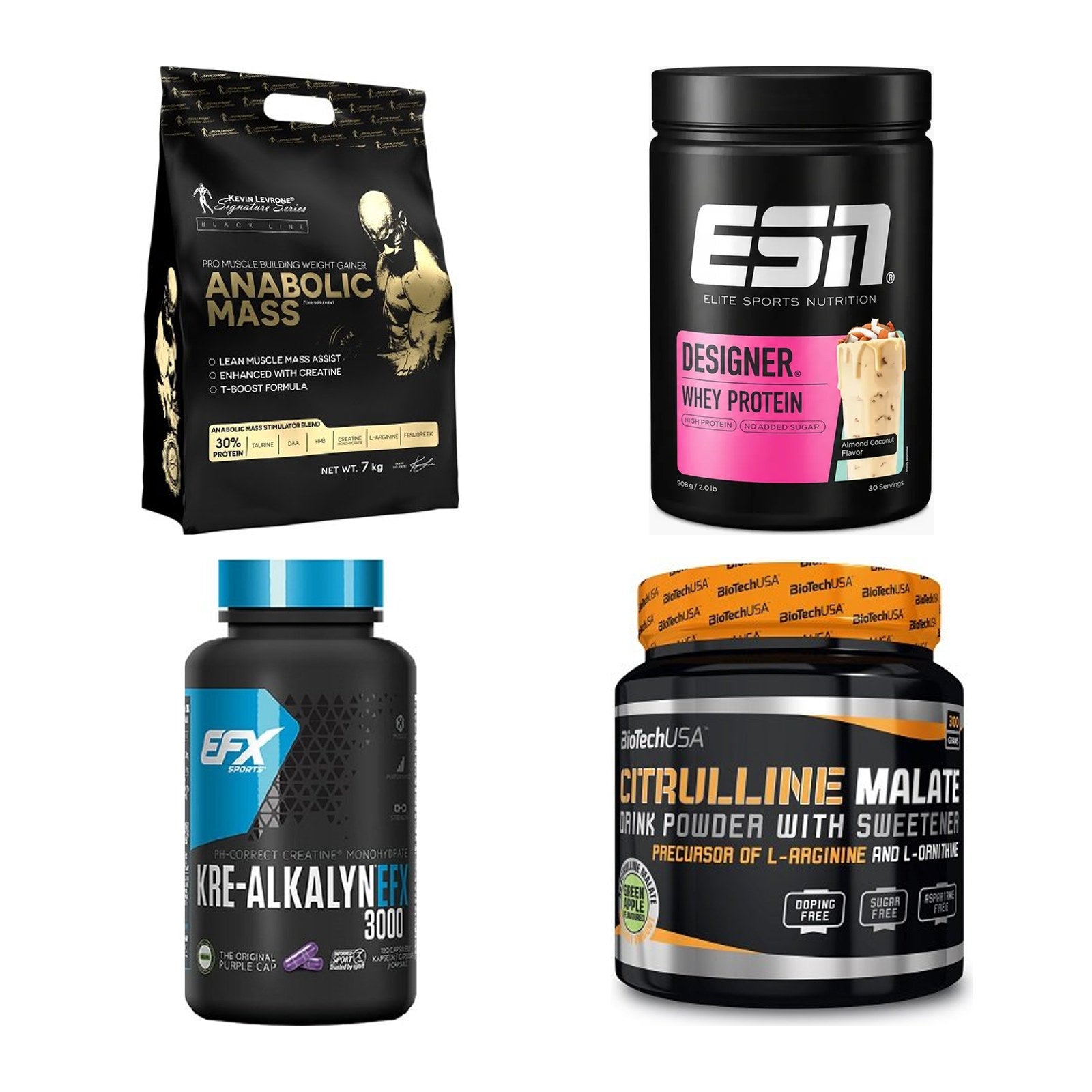 Masseaufbau für Fortgeschrittene: Kevin Levrone Anabolic + 3 weitere – alle enthaltenen Artikel