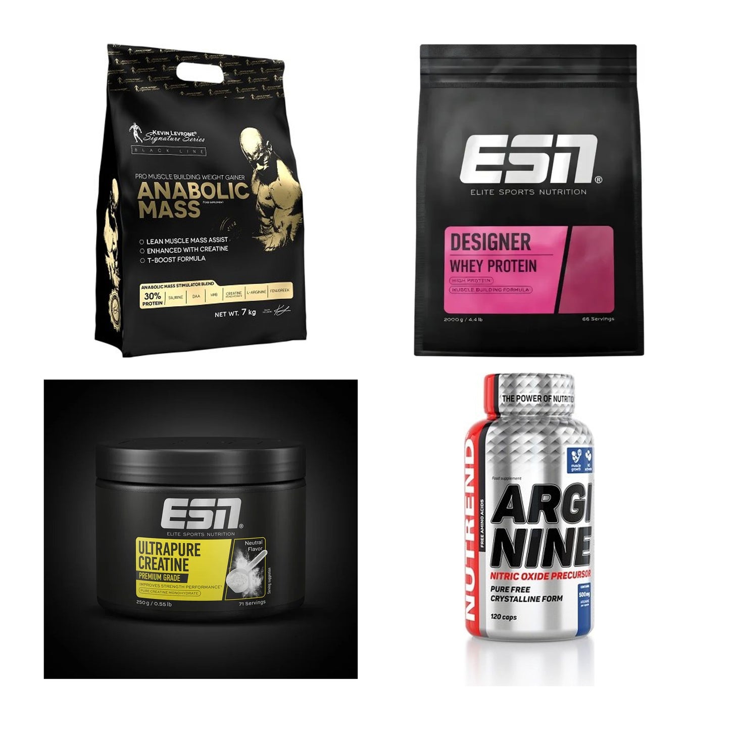 Masseaufbau für Fortgeschrittene: Kevin Levrone Anabolic + 3 weitere – alle enthaltenen Artikel
