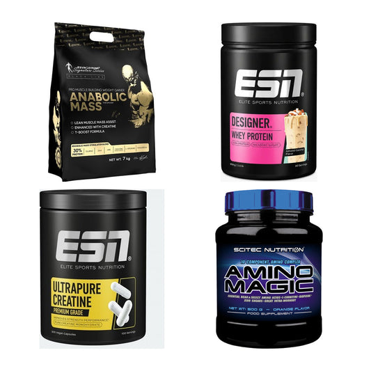 Masseaufbau für Fortgeschrittene: Kevin Levrone Anabolic + 3 weitere – alle enthaltenen Artikel