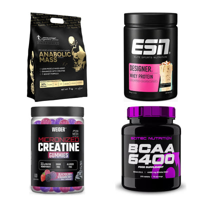 Masseaufbau für Fortgeschrittene: Kevin Levrone Anabolic + 3 weitere – alle enthaltenen Artikel