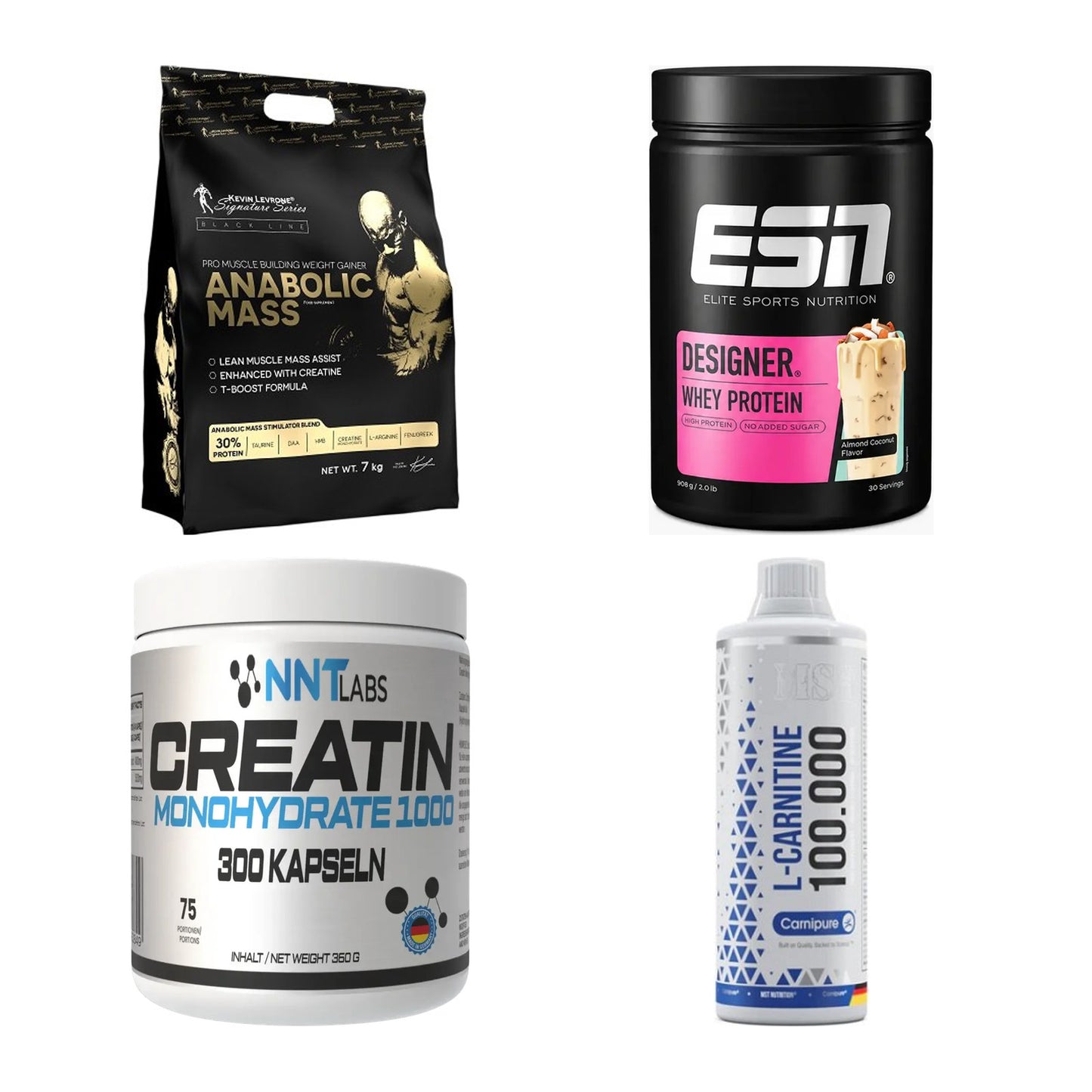 Masseaufbau für Fortgeschrittene: Kevin Levrone Anabolic + 3 weitere – alle enthaltenen Artikel