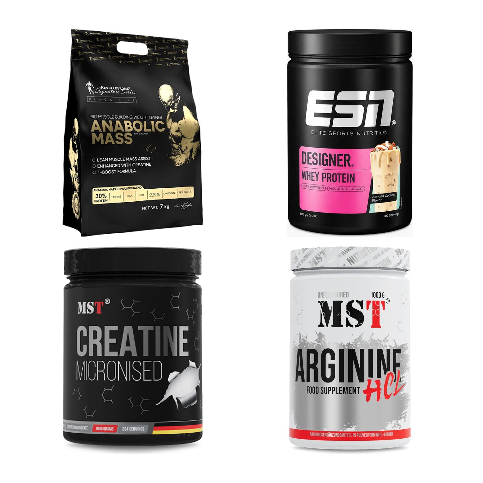 Masseaufbau für Fortgeschrittene: Kevin Levrone Anabolic + 3 weitere – alle enthaltenen Artikel