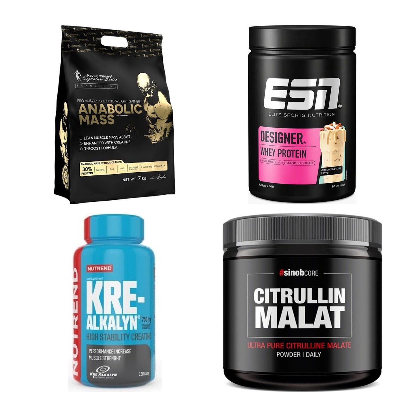 Masseaufbau für Fortgeschrittene: Kevin Levrone Anabolic + 3 weitere – alle enthaltenen Artikel