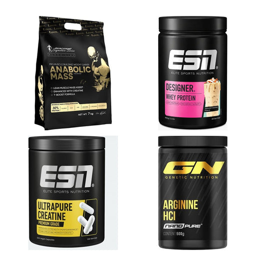 Masseaufbau für Fortgeschrittene: Kevin Levrone Anabolic + 3 weitere – alle enthaltenen Artikel