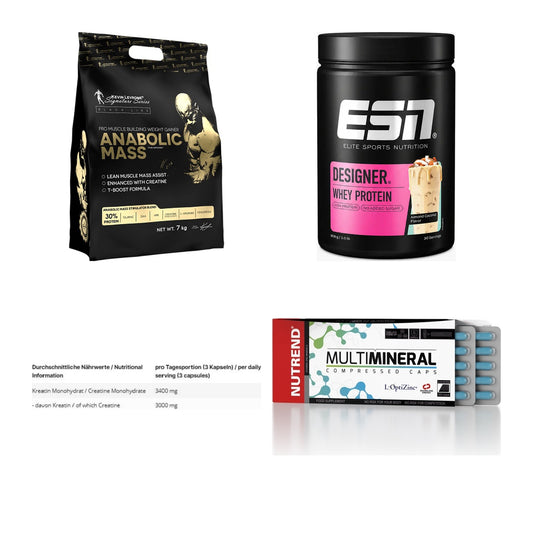 Masseaufbau für Fortgeschrittene: Kevin Levrone Anabolic + 3 weitere – alle enthaltenen Artikel