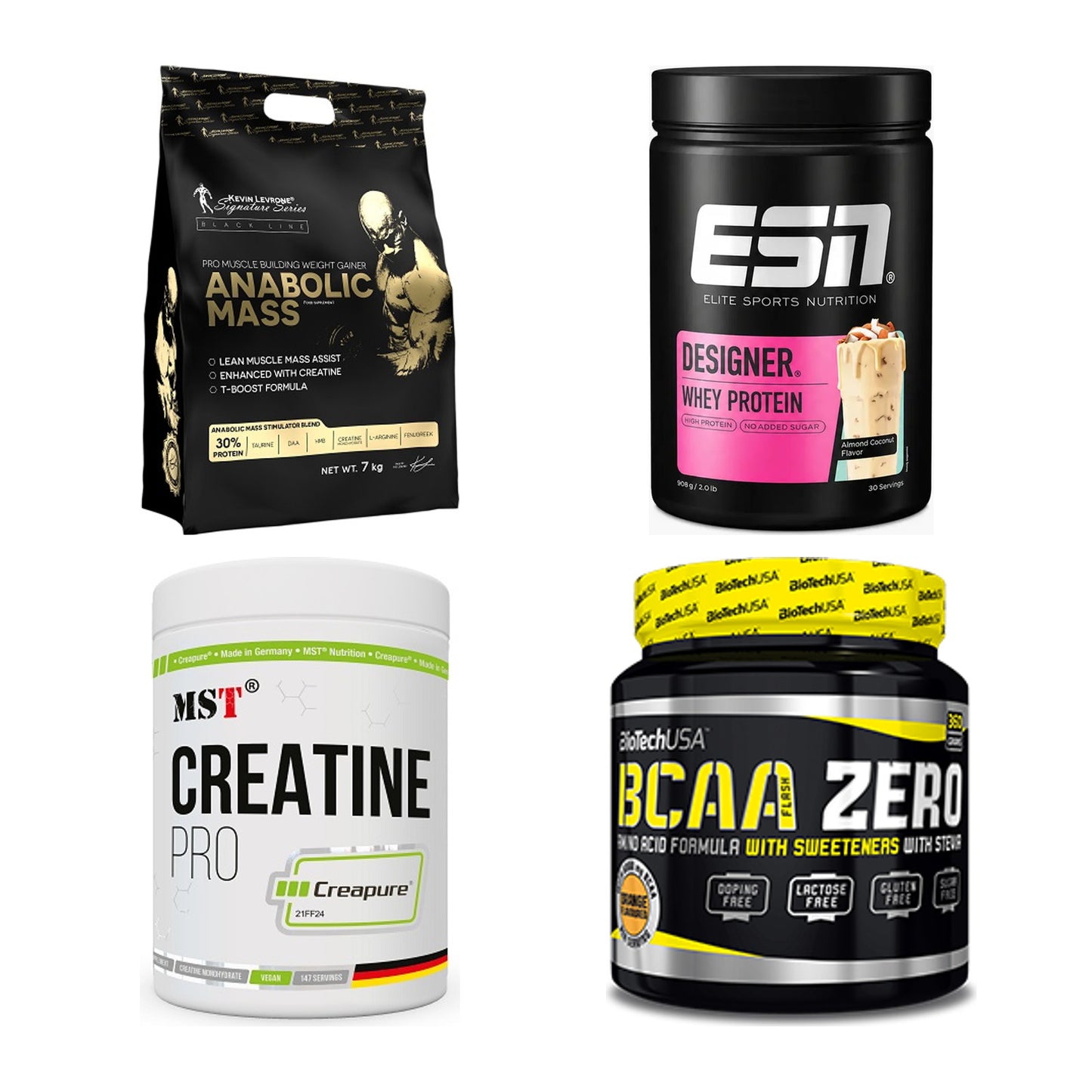 Masseaufbau für Fortgeschrittene: Kevin Levrone Anabolic + 3 weitere – alle enthaltenen Artikel