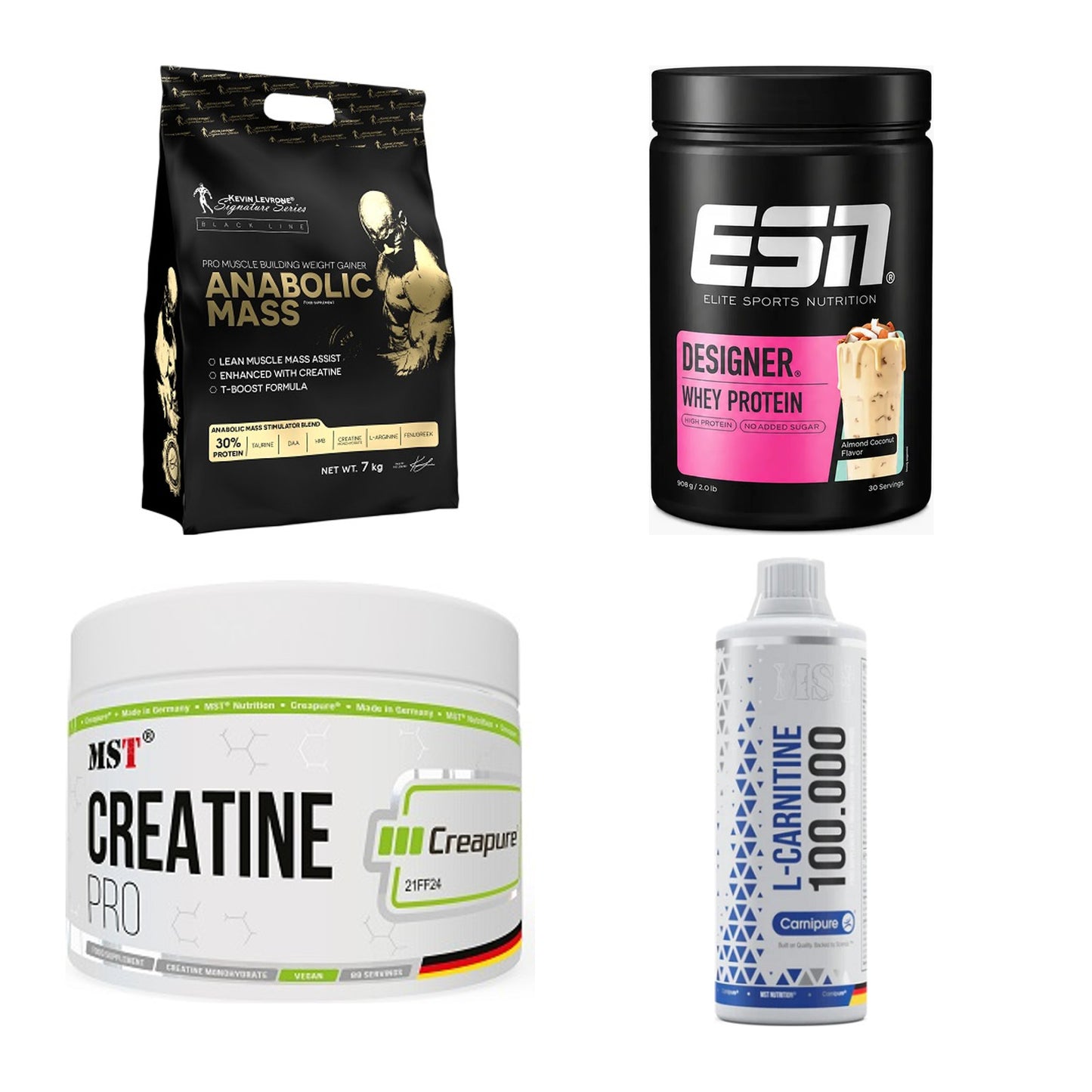 Masseaufbau für Fortgeschrittene: Kevin Levrone Anabolic + 3 weitere – alle enthaltenen Artikel