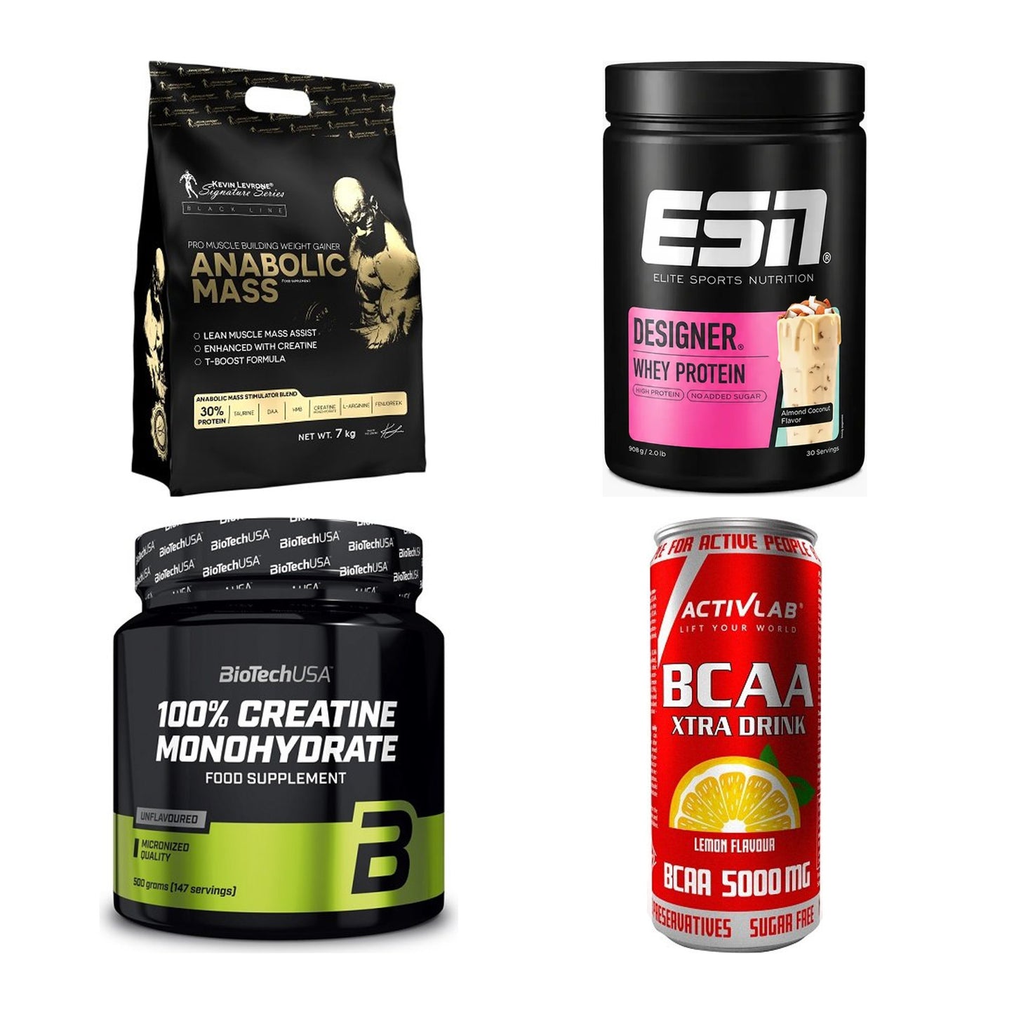 Masseaufbau für Fortgeschrittene: Kevin Levrone Anabolic + 3 weitere – alle enthaltenen Artikel