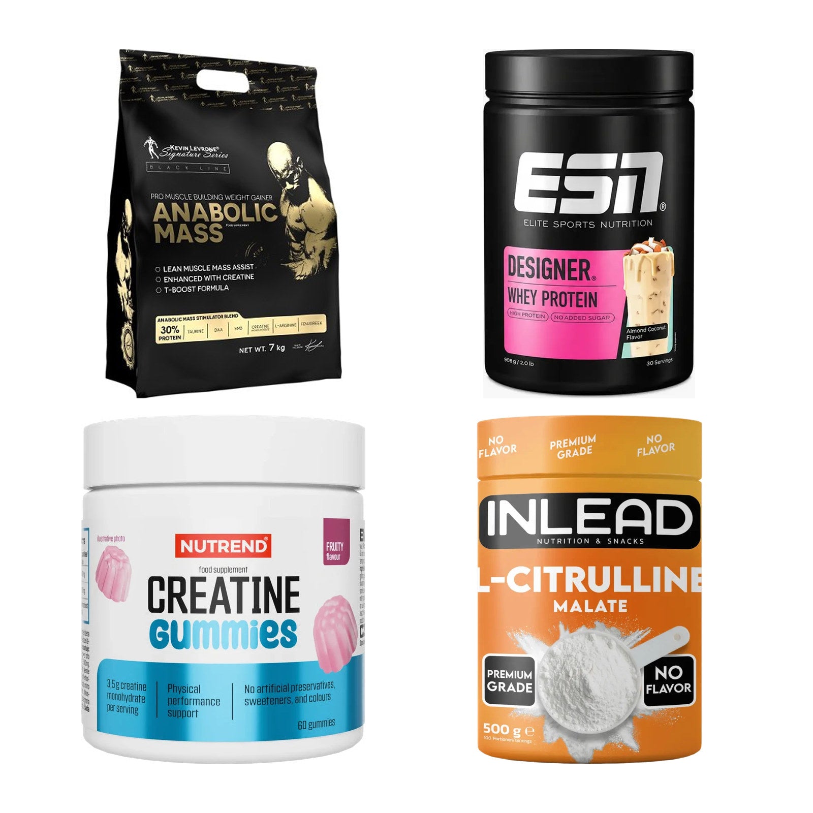 Masseaufbau für Fortgeschrittene: Kevin Levrone Anabolic + 3 weitere – alle enthaltenen Artikel