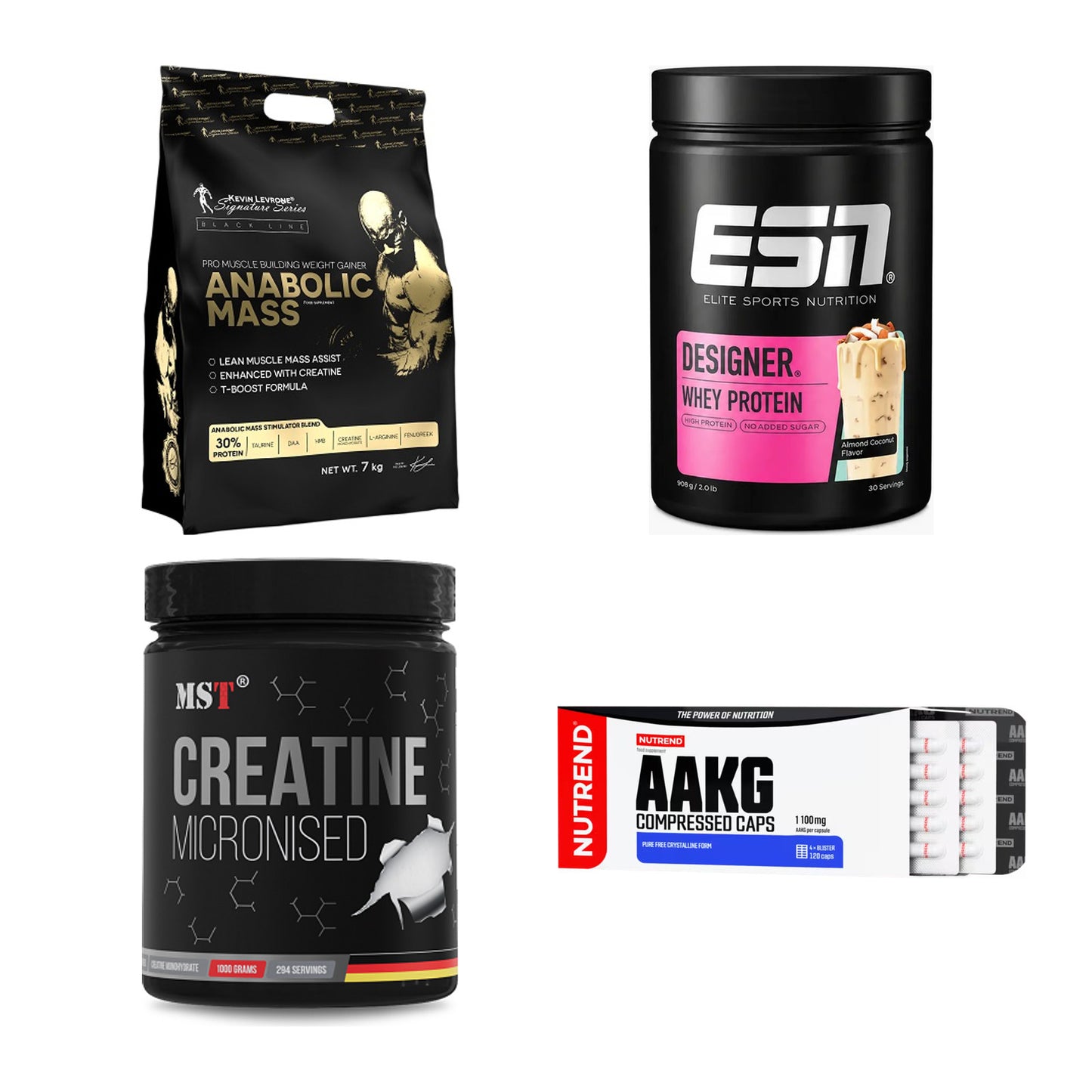 Masseaufbau für Fortgeschrittene: Kevin Levrone Anabolic + 3 weitere – alle enthaltenen Artikel