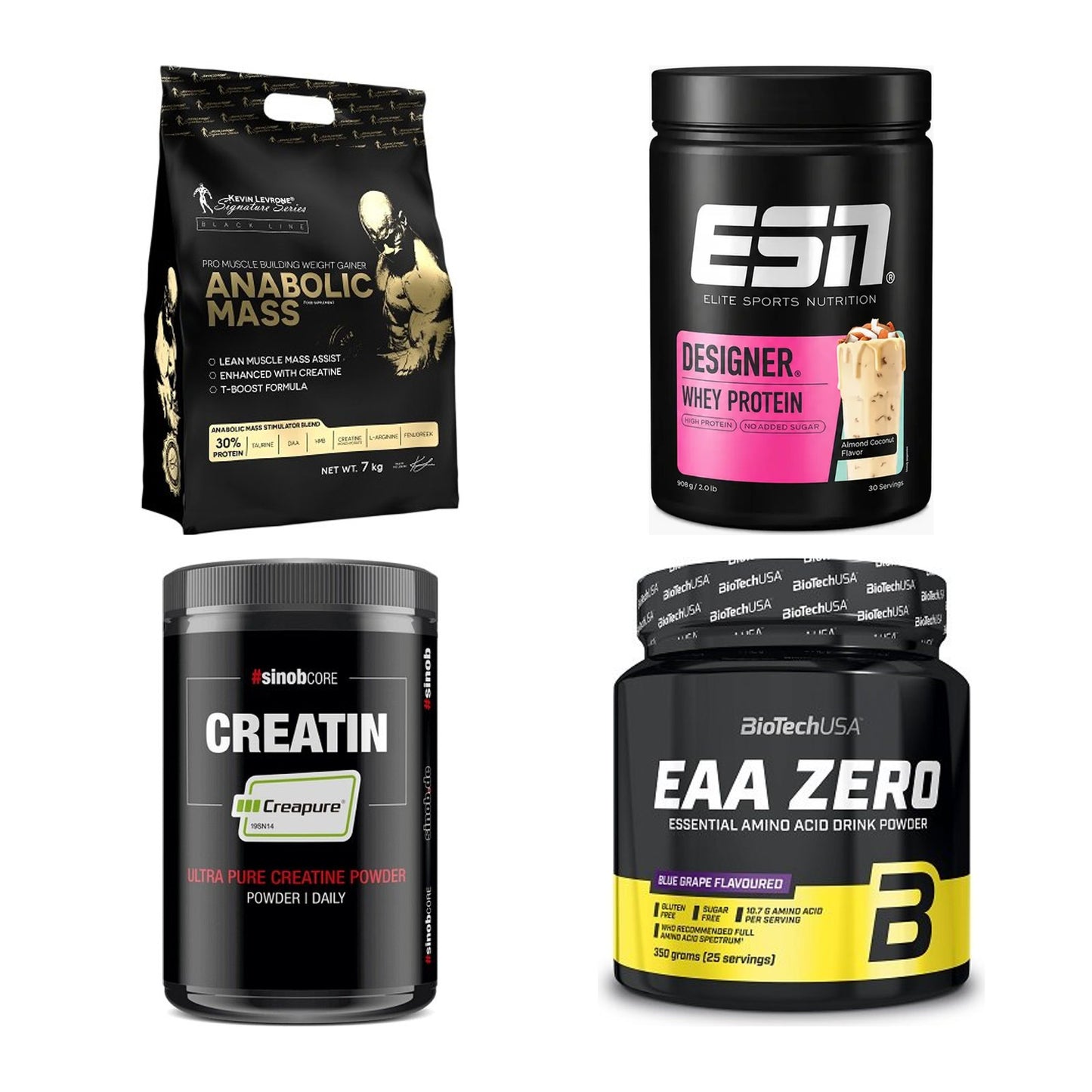 Masseaufbau für Fortgeschrittene: Kevin Levrone Anabolic + 3 weitere – alle enthaltenen Artikel