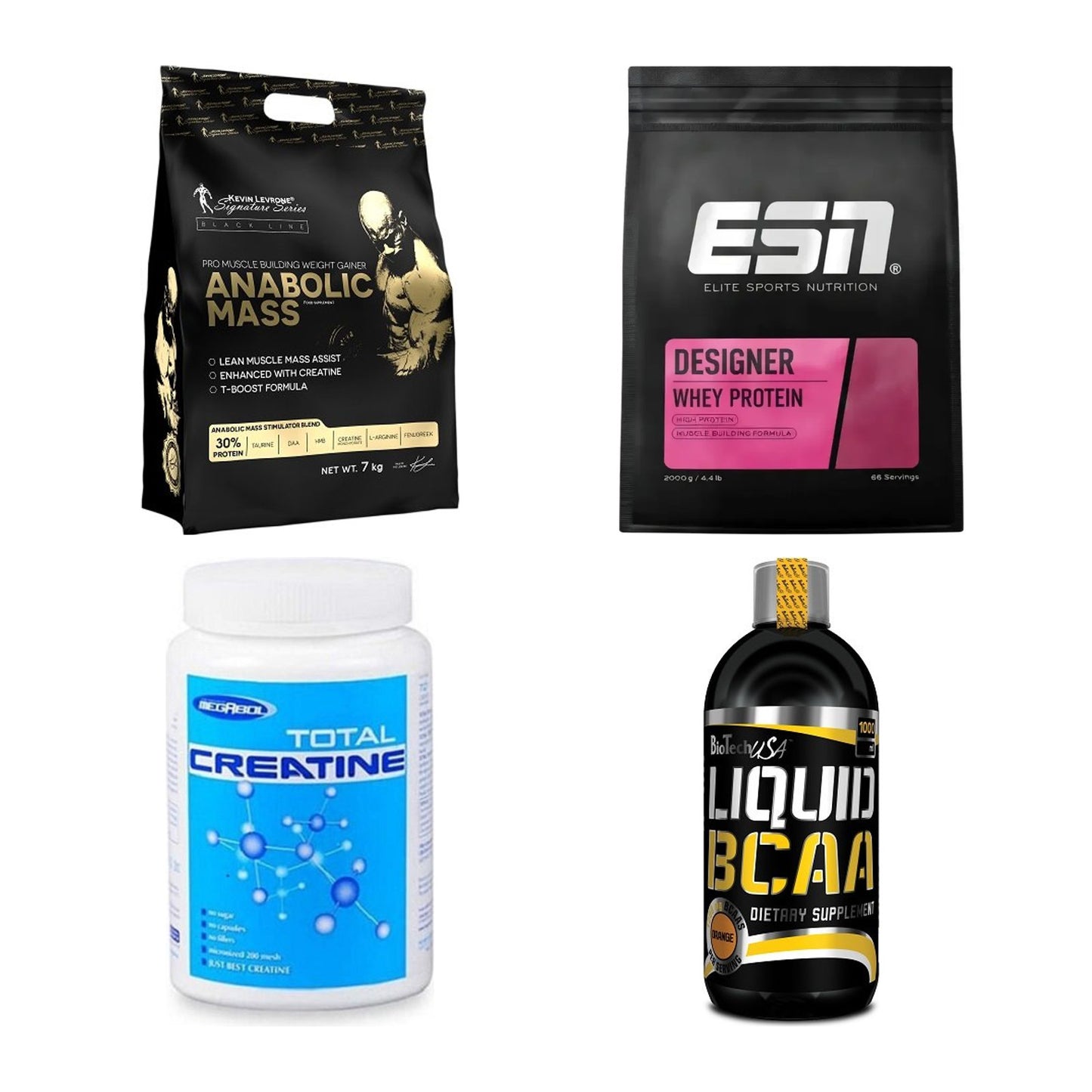 Masseaufbau für Fortgeschrittene: Kevin Levrone Anabolic + 3 weitere – alle enthaltenen Artikel