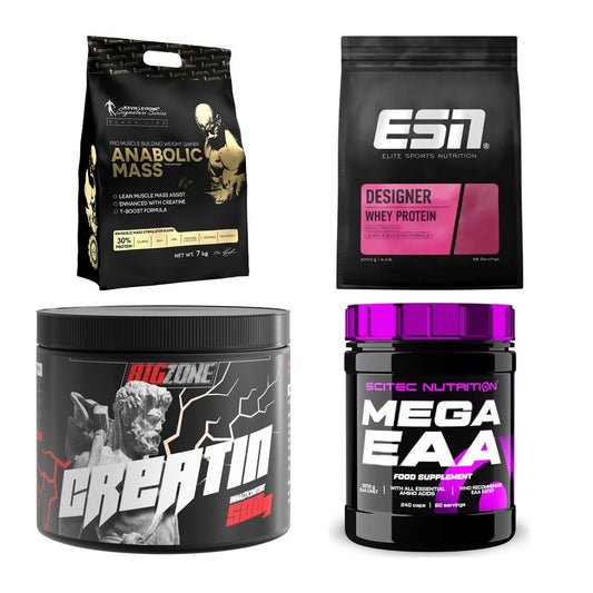 Masseaufbau für Fortgeschrittene: Kevin Levrone Anabolic + 3 weitere – alle enthaltenen Artikel