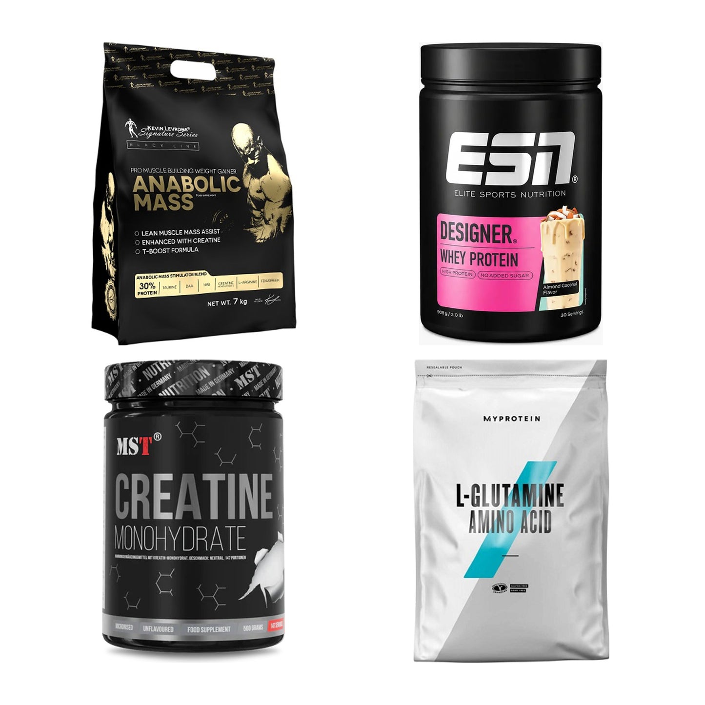 Masseaufbau für Fortgeschrittene: Kevin Levrone Anabolic + 3 weitere – alle enthaltenen Artikel