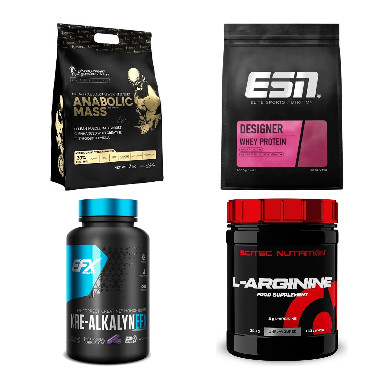 Masseaufbau für Fortgeschrittene: Kevin Levrone Anabolic + 3 weitere – alle enthaltenen Artikel