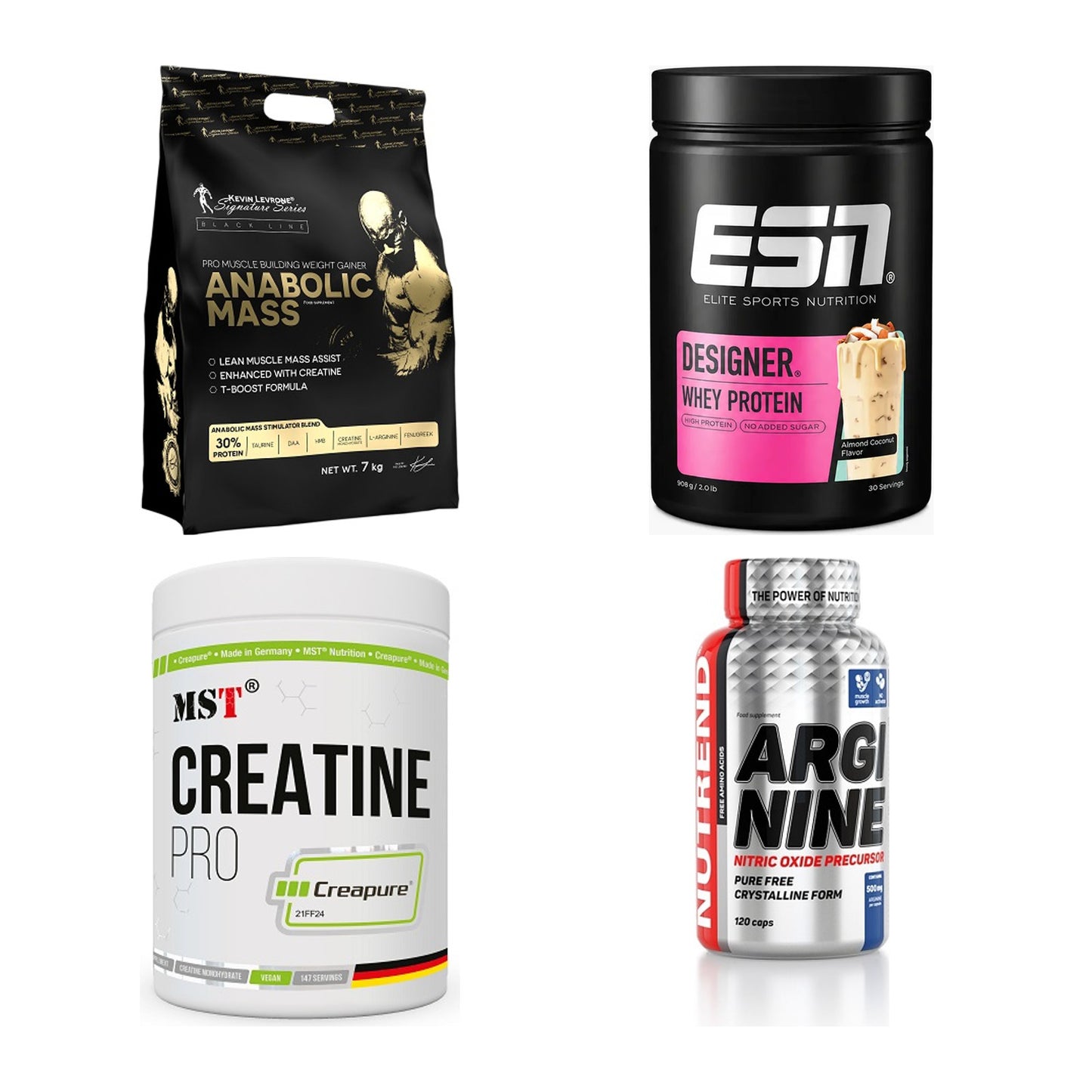 Masseaufbau für Fortgeschrittene: Kevin Levrone Anabolic + 3 weitere – alle enthaltenen Artikel