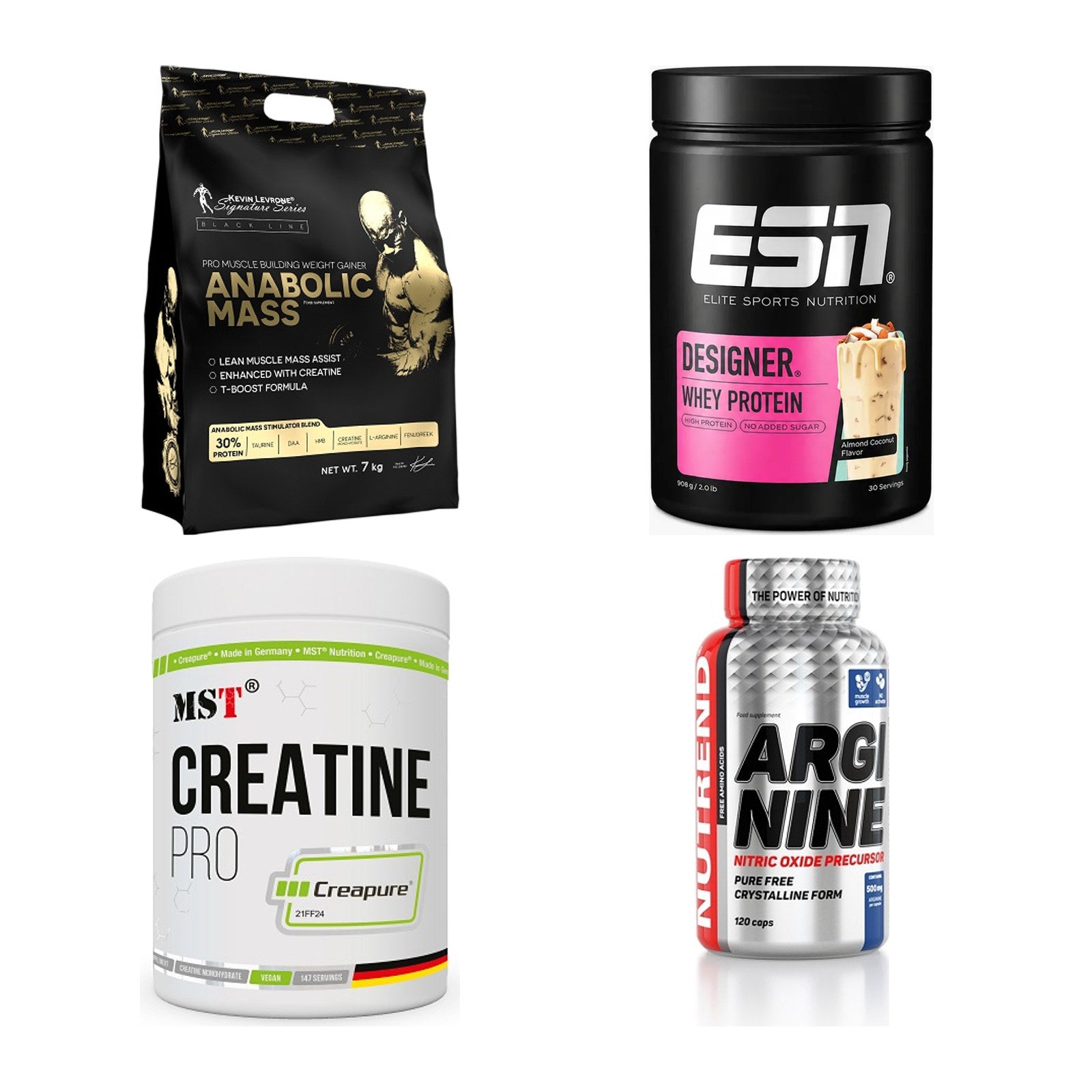 Masseaufbau für Fortgeschrittene: Kevin Levrone Anabolic + 3 weitere – alle enthaltenen Artikel