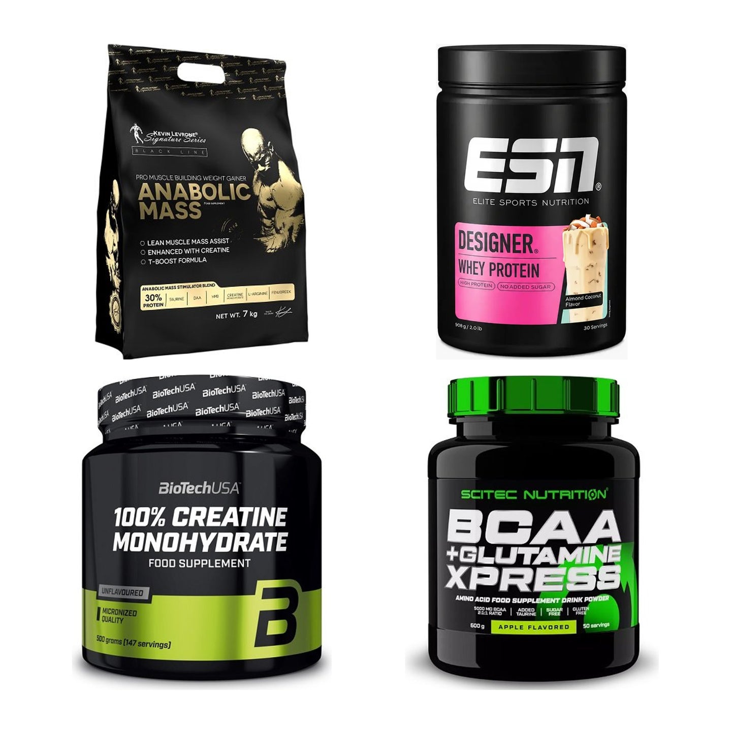 Masseaufbau für Fortgeschrittene: Kevin Levrone Anabolic + 3 weitere – alle enthaltenen Artikel
